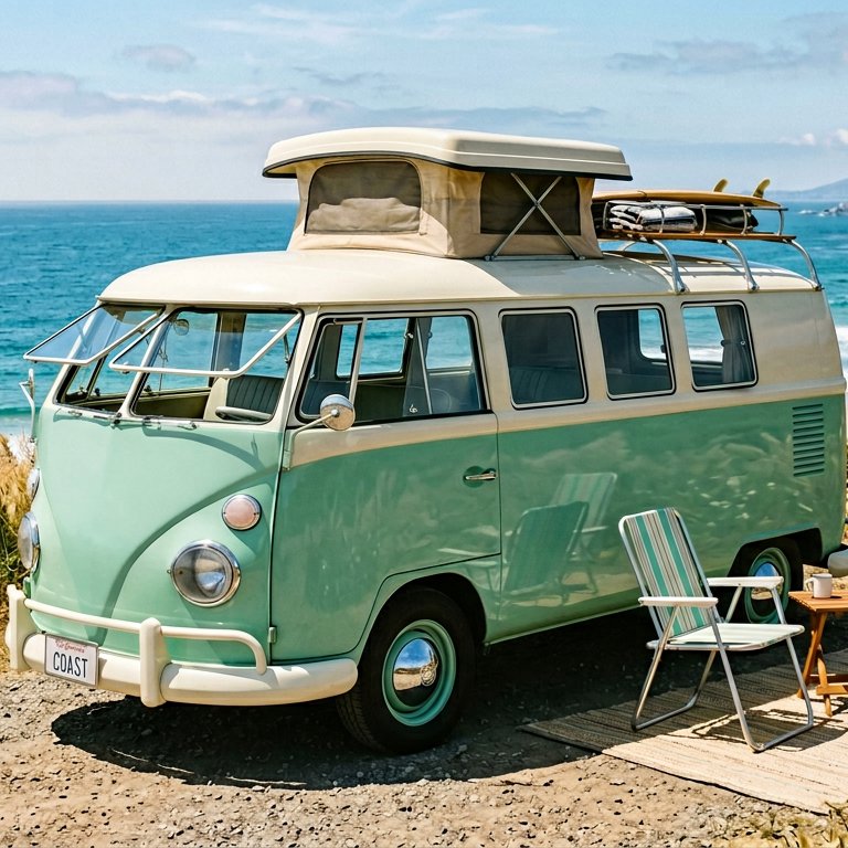 Vintage VW Bus - 25 piece jigsaw puzzle | Vehicles