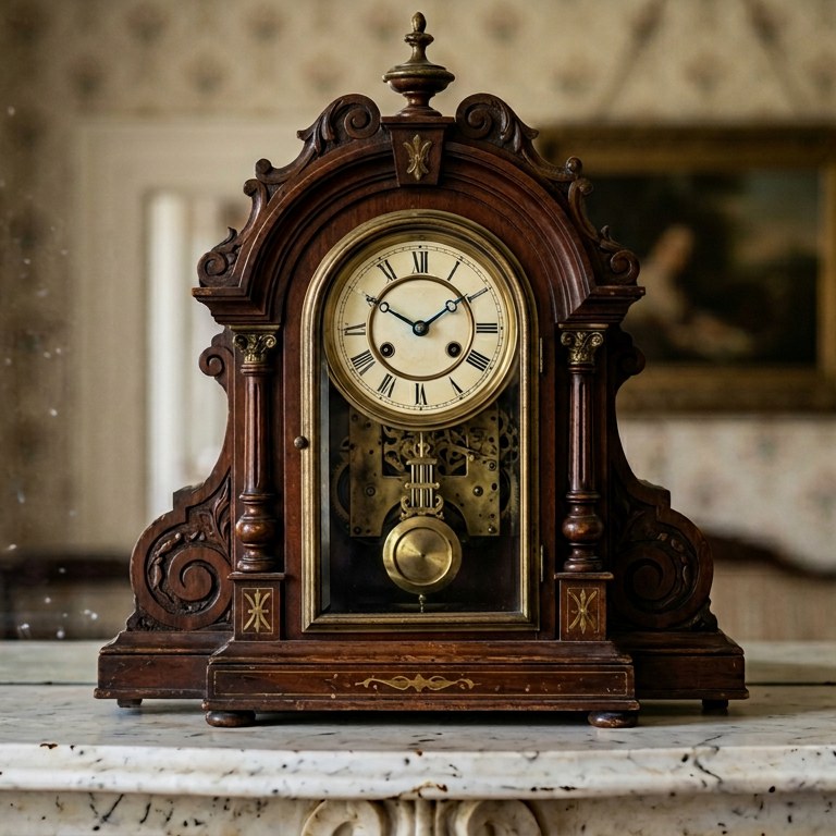 Antique Clock - 100 piece jigsaw puzzle | Vintage