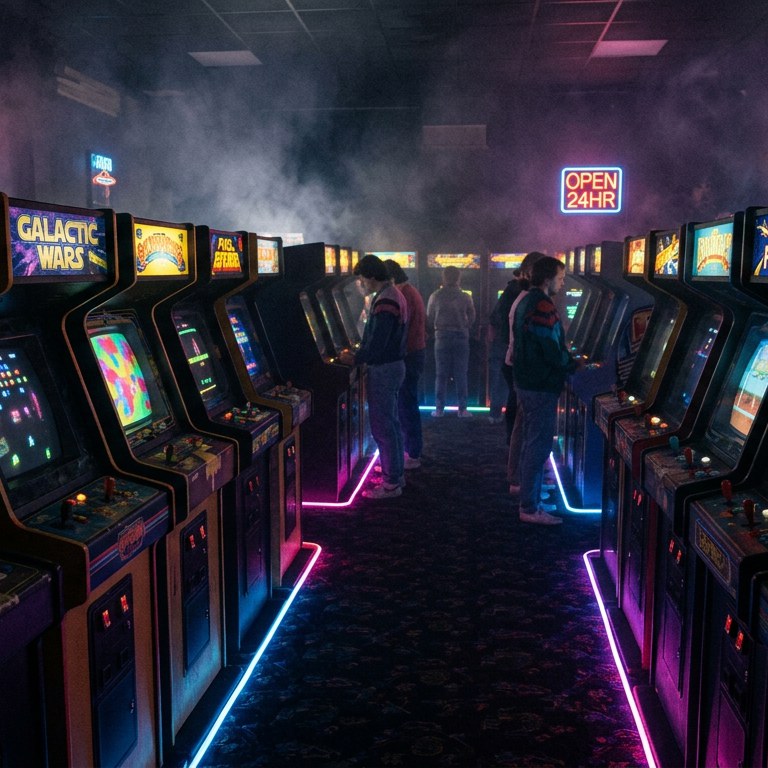 Retro Arcade - 100 piece jigsaw puzzle | Vintage