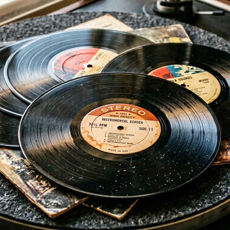 Vinyl Records - 49 piece jigsaw puzzle | Vintage